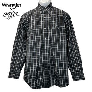 Wrangler x George Strait Collection Long Sleeve‎ Button Up Shirt Men’s Medium